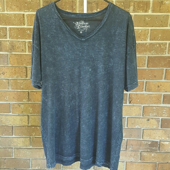 American Crusader Men's Blue t shirt - Picture 1 of 4